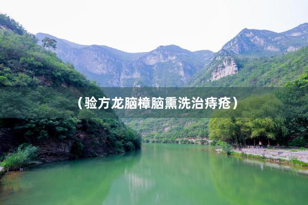 （验方龙脑樟脑熏洗治痔疮）